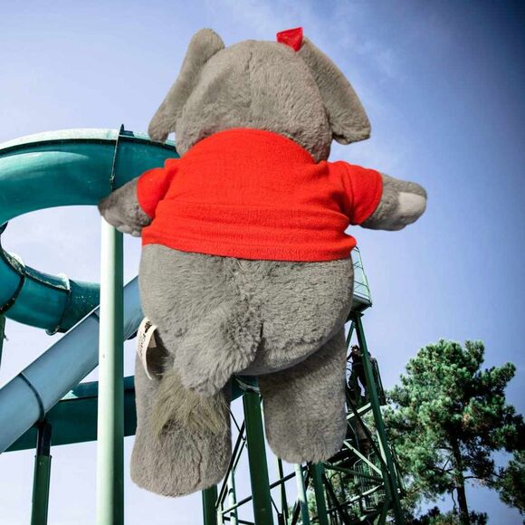 Kalahari 18inch Gray Elephant Plush Stuffed Animal - Picture 2 of 3